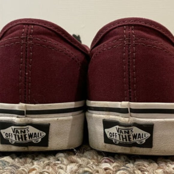 VANS Authentic Port Royale Red/Black Women's Size 6.5 - Picture 3 of 8